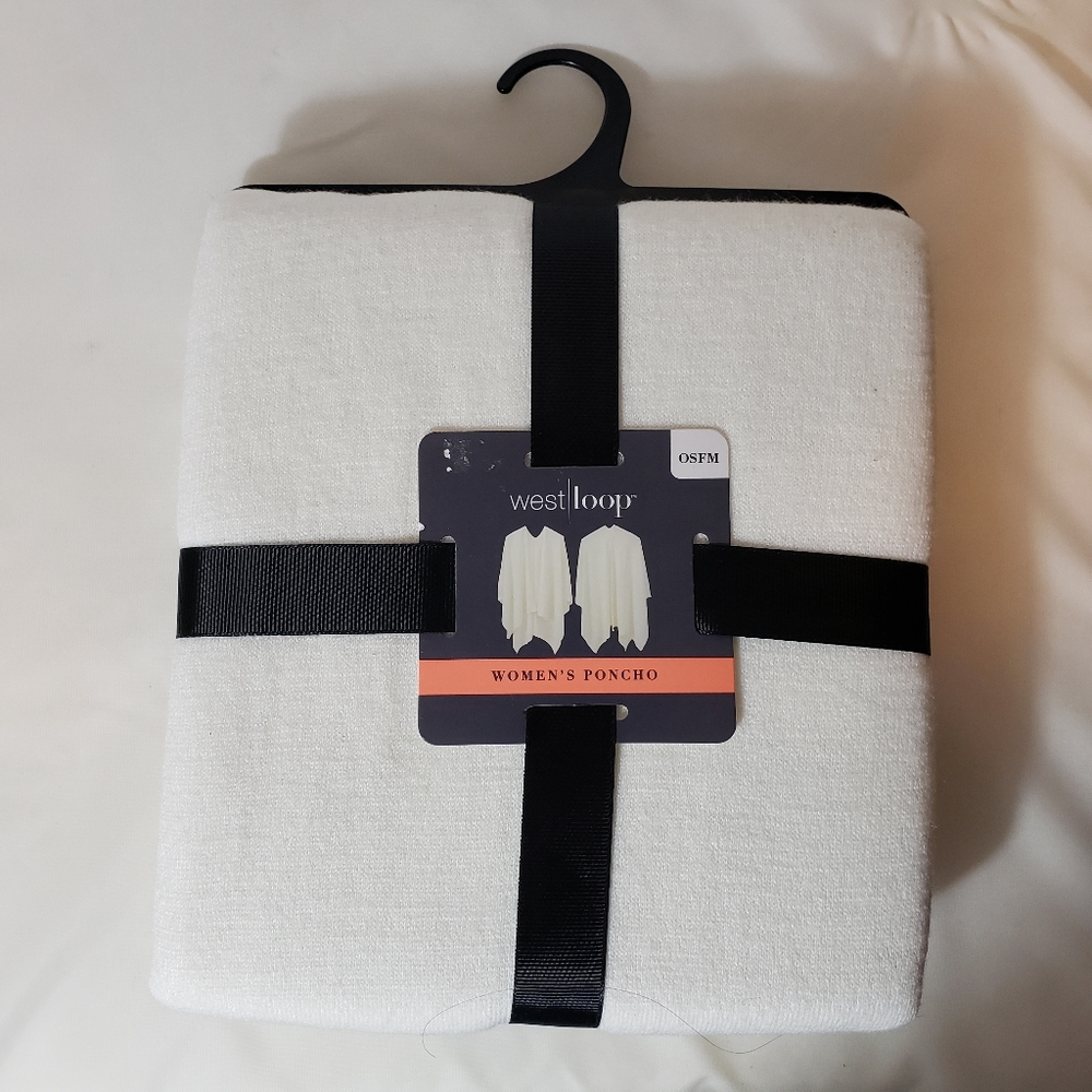 White Women's Poncho